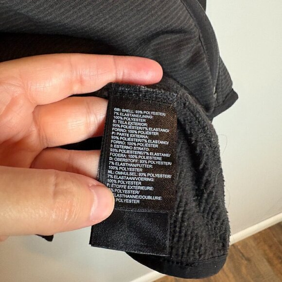 The North Face black Arcada asymmetrical jacket - Picture 4 of 5